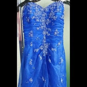 Blue Prom Dress - worn 2 times at most